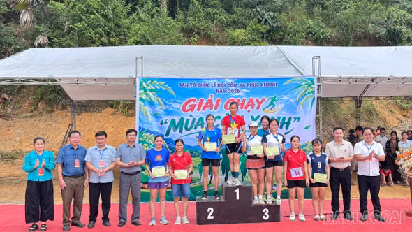 Gần 100 vận động viên tranh tài tại Giải chạy “Mùa Cốm xanh” Phúc Khánh 2026