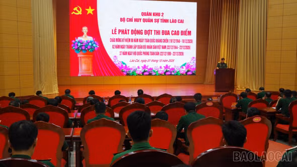 Bộ Chỉ huy Quân sự tỉnh phát động đợt thi đua cao điểm “80 ngày Thi đua Quyết thắng - Viết tiếp bản hùng ca”
