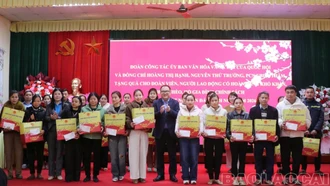 Ủy ban Văn hóa và Xã hội của Quốc hội thăm, tặng quà Tết đoàn viên, người lao động có hoàn cảnh khó khăn trên địa bàn tỉnh