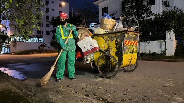 Để có những tuyến phố sạch đẹp trong ngày Tết