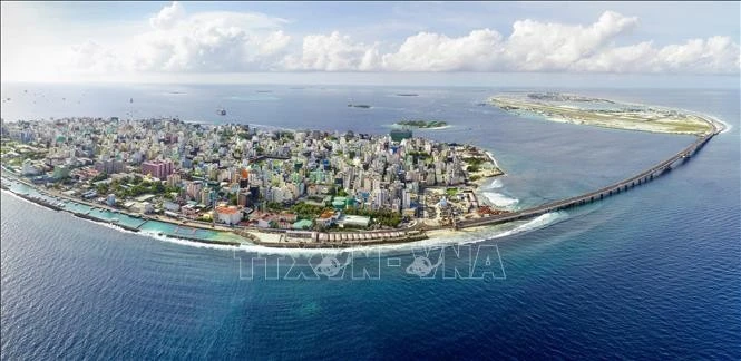 Quang cảnh Maldives.