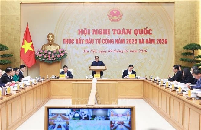 Thủ tướng Phạm Minh Chính chủ trì Hội nghị trực tuyến toàn quốc thúc đẩy đầu tư công năm 2025 và năm 2026.