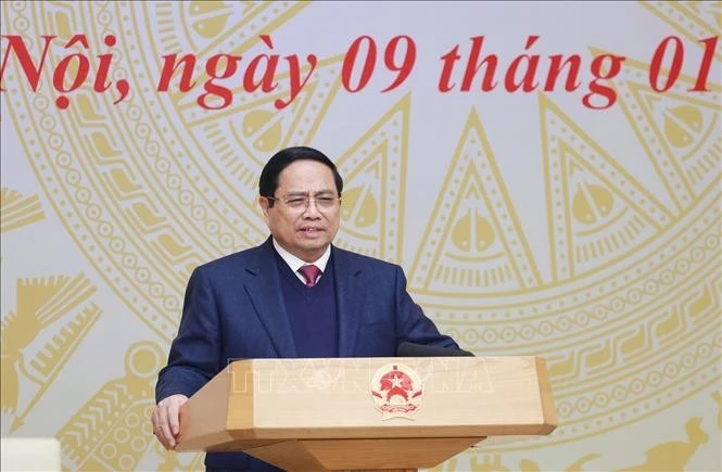 Thủ tướng Phạm Minh Chính chủ trì Hội nghị trực tuyến toàn quốc thúc đẩy đầu tư công năm 2025 và năm 2026.