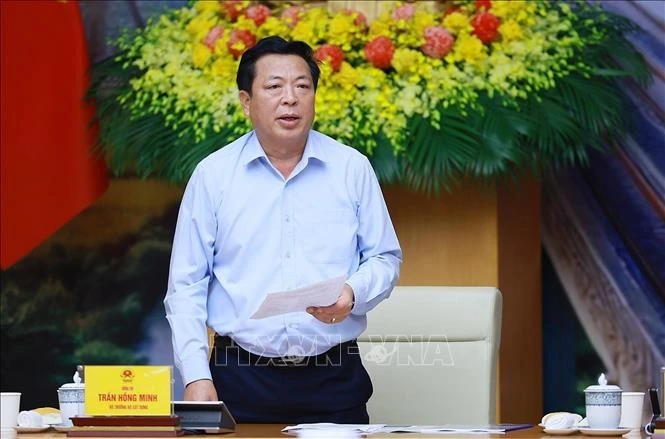 Bộ trưởng Bộ Xây dựng Trần Hồng Minh.