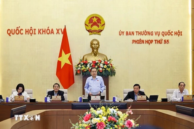 Chủ tịch Quốc hội Trần Thanh Mẫn phát biểu khai mạc.