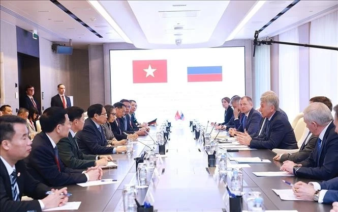 Thủ tướng Phạm Minh Chính làm việc với lãnh đạo Tập đoàn Novatek.