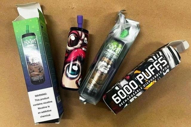 Thuốc lá điện tử pha dung dịch có chứa ma túy bị thu giữ.