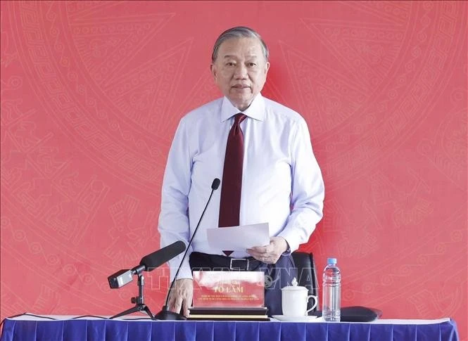 Tổng Bí thư, Chủ tịch nước Tô Lâm phát biểu.