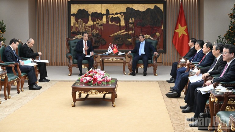 Quang cảnh buổi tiếp.