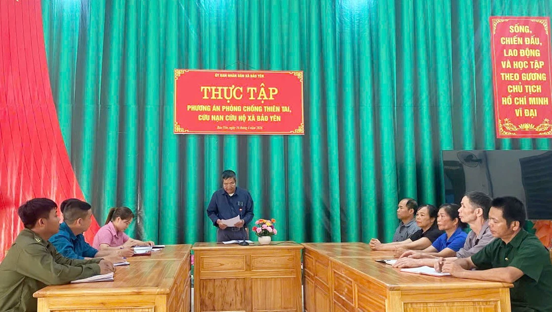 Ban phát triển thôn họp triển khai phân công nhiệm vụ.