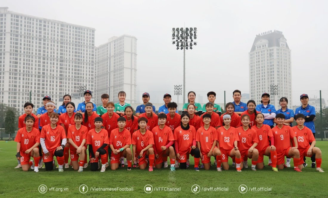 Hướng tới Vòng chung kết U20 nữ châu Á 2026, đội tuyển U20 nữ Việt Nam đã chính thức hội quân tại Trung tâm Đào tạo bóng đá trẻ Việt Nam (Hà Nội).