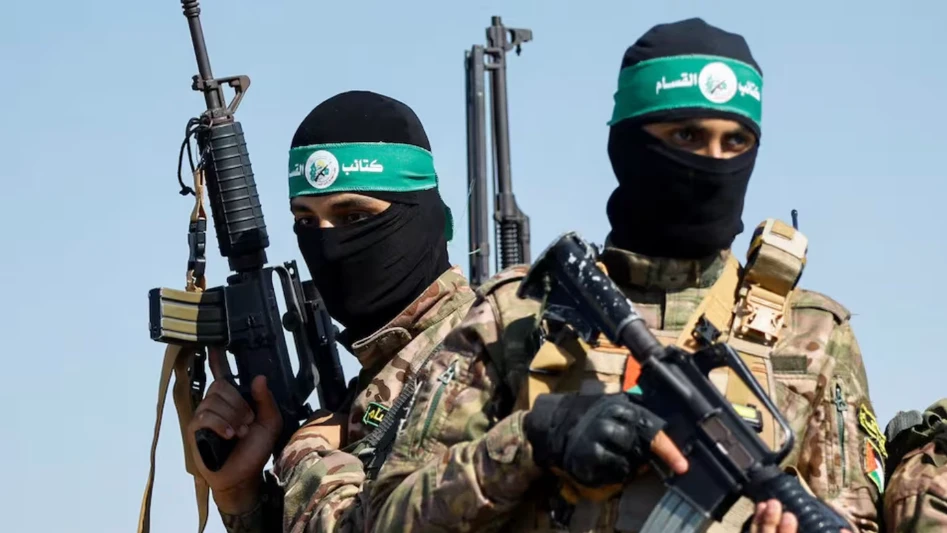 Thành viên nhóm vũ trang Hamas. (Ảnh: Reuters)