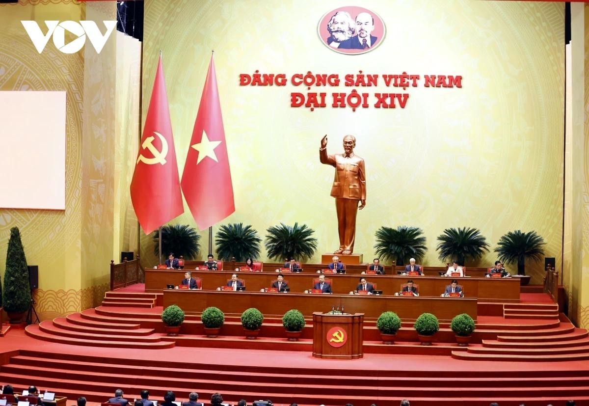 Đoàn Chủ tịch Đại hội XIV của Đảng.