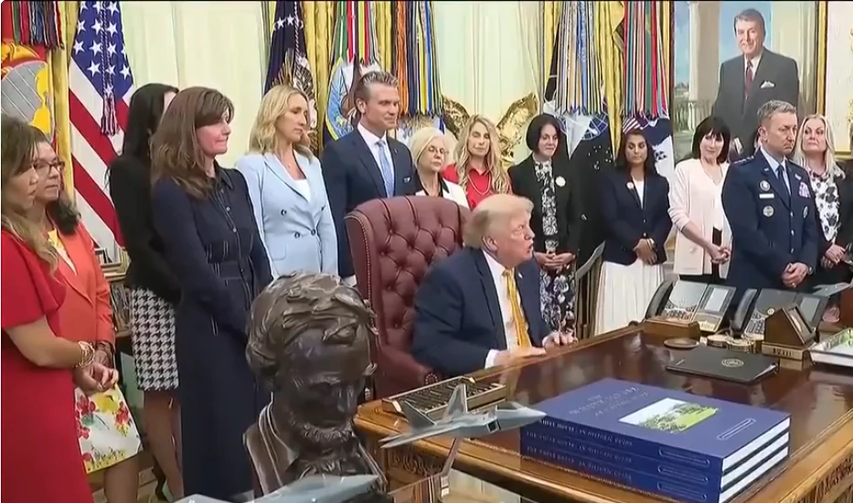 Tổng thống Mỹ Donald Trump phát biểu.