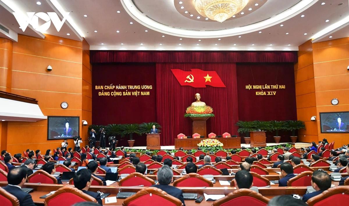 Phiên bế mạc Hội nghị lần thứ 2 Ban Chấp hành Trung ương Đảng khóa XIV.