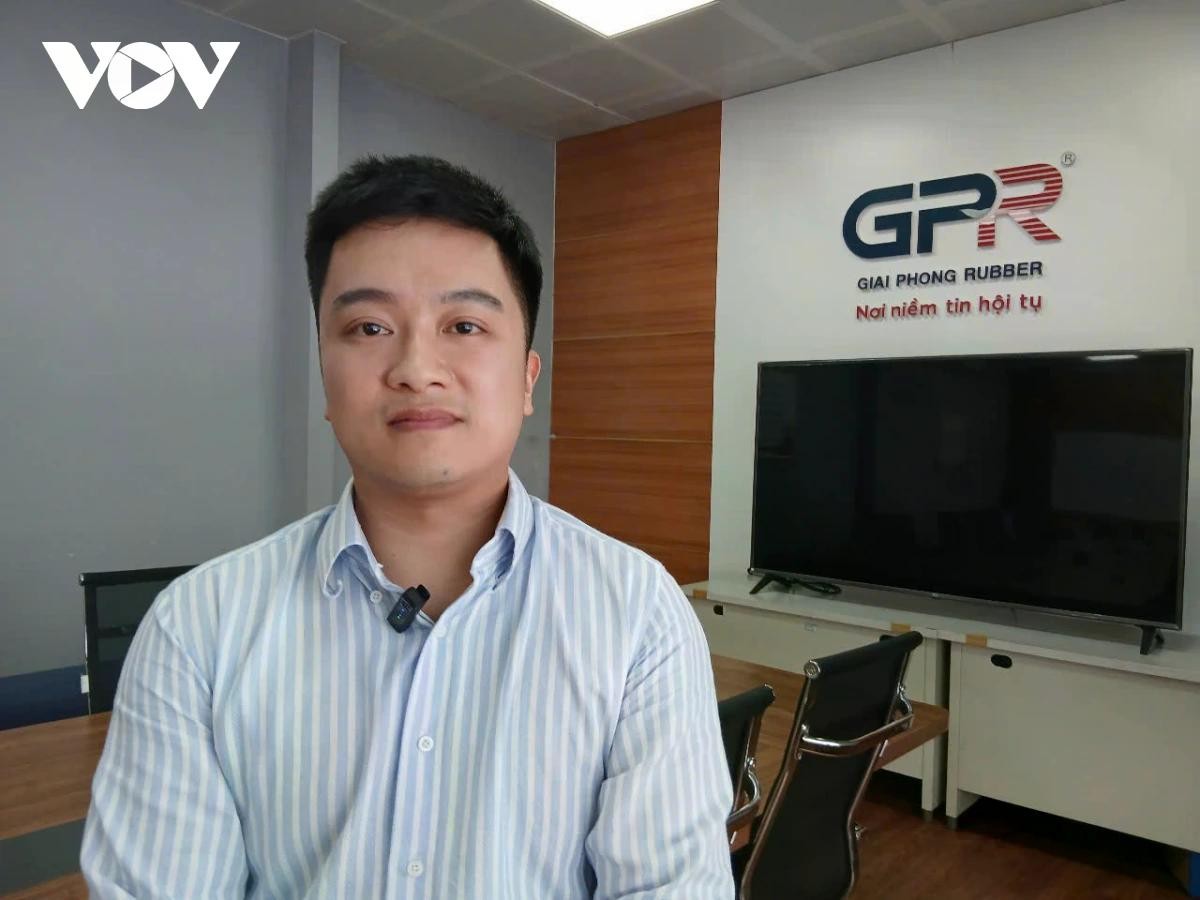 Ông Chu Trọng Thành - Phó TGĐ Công ty TNHH Cao su Giải phóng.