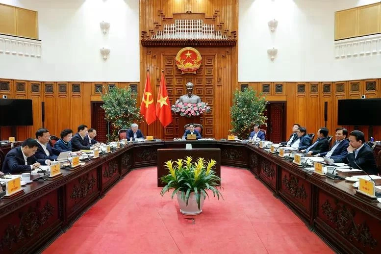 Thủ tướng Phạm Minh Chính chủ trì cuộc họp của Thường trực Chính phủ.