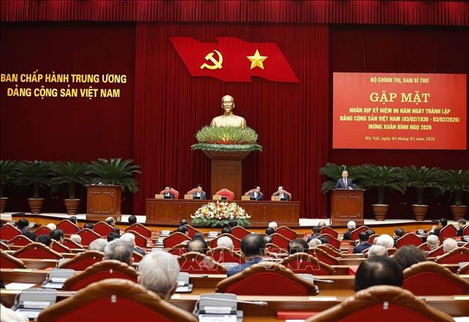 Tổng Bí thư Tô Lâm phát biểu.