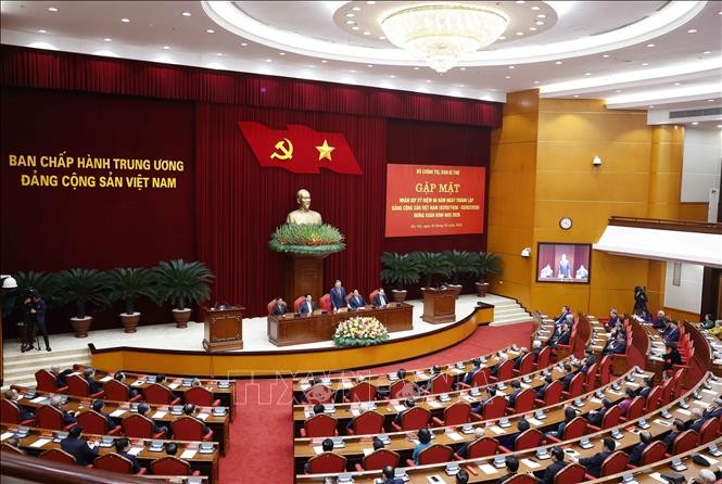 Tổng Bí thư Tô Lâm phát biểu.