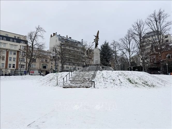 Khung cảnh tại Brussels hôm 7/1.