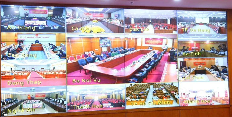 Bộ Nội vụ tổ chức hội nghị tập huấn nghiệp vụ bầu cử toàn quốc (theo hình thức trực tuyến đến tới cấp xã), tháng 2/2026.