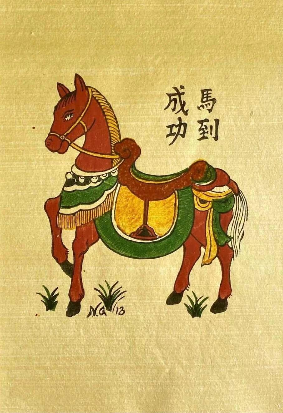 Ngựa gắn liền với đường xa, chiến trận và những chuyến đi mưu sinh trong xã hội xưa.