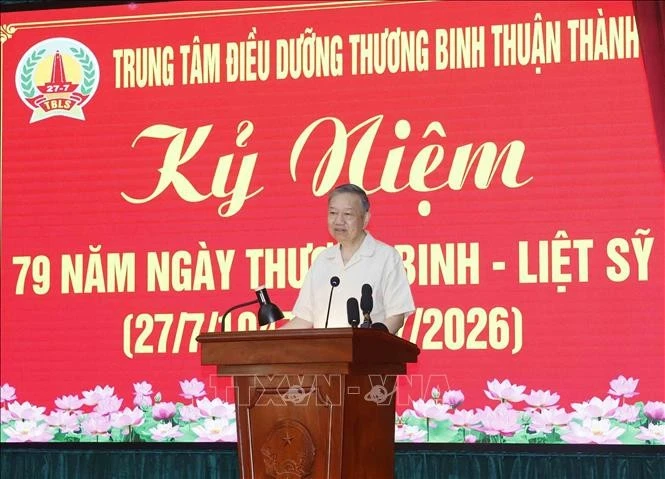 Tổng Bí thư, Chủ tịch nước Tô Lâm phát biểu. Ảnh: Thống Nhất/TTXVN
