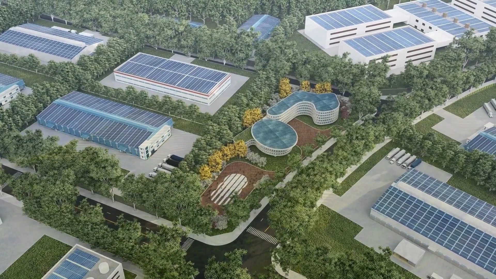 Phối cảnh Cụm công nghiệp Thống Nhất 1.
