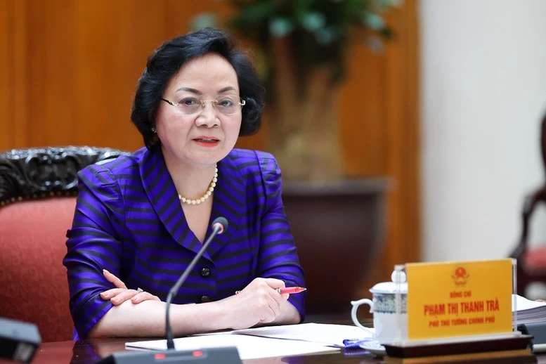 Phó Thủ tướng Phạm Thị Thanh Trà phát biểu.