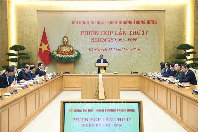 Thủ tướng Phạm Minh Chính chủ trì phiên họp lần thứ 17 của Hội đồng Thi đua-Khen thưởng Trung ương.