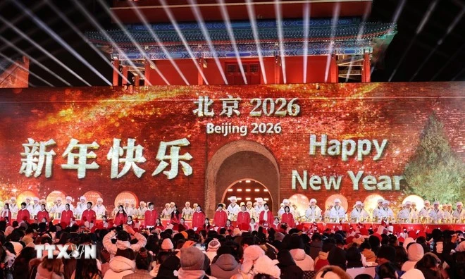Thành phố Bắc Kinh hân hoan đón chào năm mới.