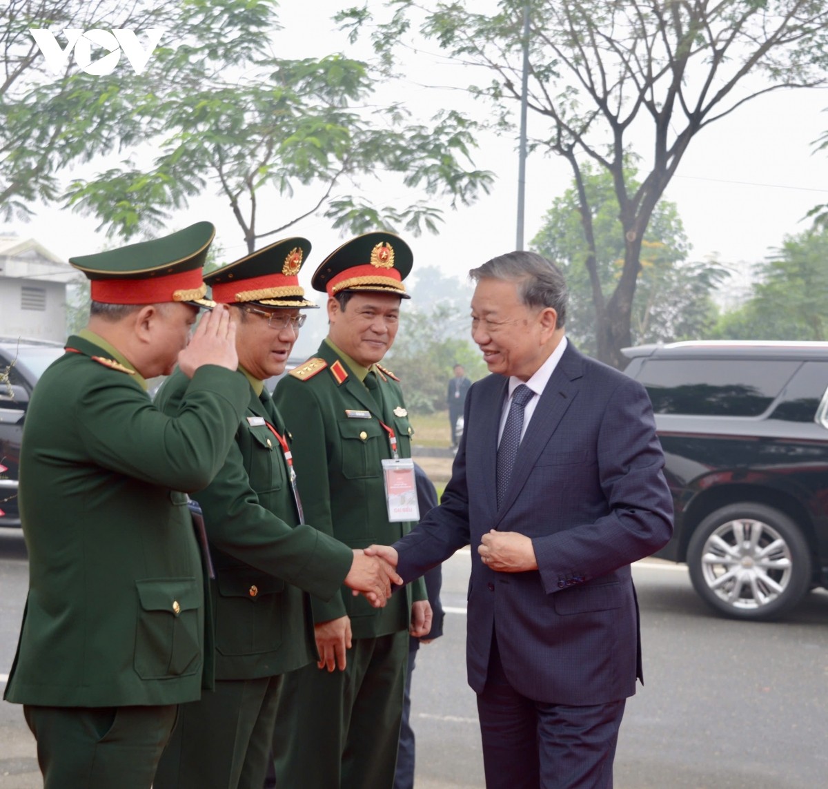 Tổng Bí thư Tô Lâm tới dự Lễ khởi công Nhà máy chế tạo chip bán dẫn công nghệ cao của Tập đoàn Viettel.