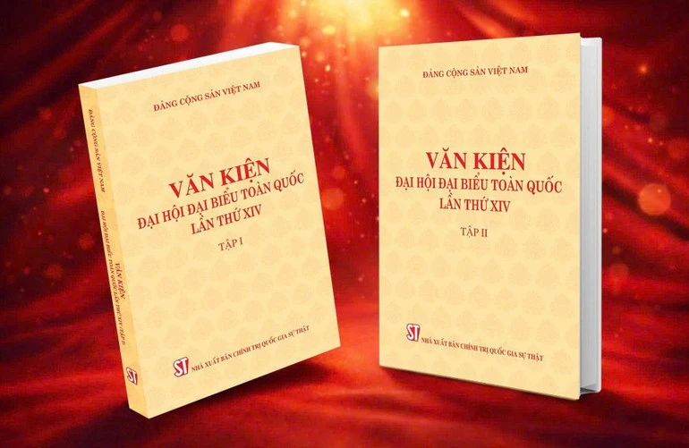 Bộ sách gồm 823 trang, được chia thành 2 tập, cung cấp 10 văn kiện, tài liệu quan trọng đã được Đại hội XIV của Đảng thông qua.