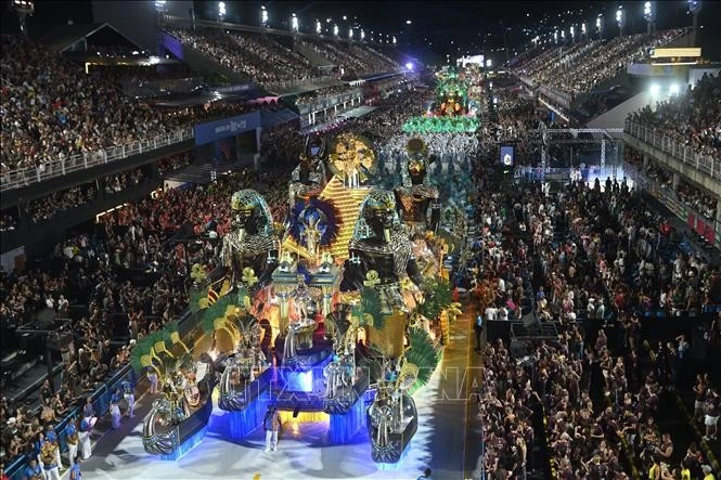 Quang cảnh lễ hội Carnival tại thành phố Rio de Janeiro, Brazil ngày 18/2/2026.