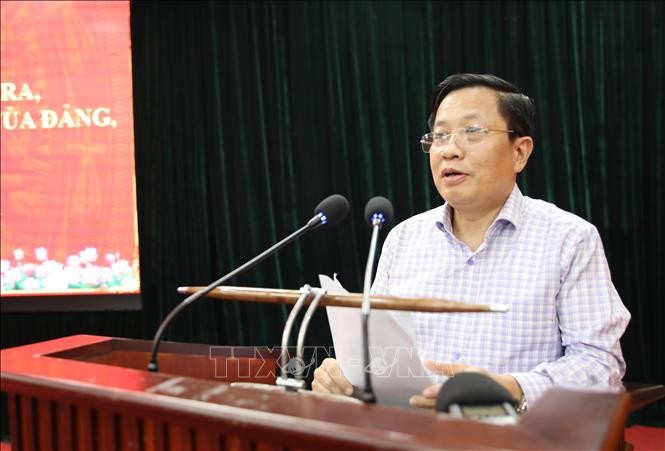 Đồng chí Hà Quốc Trị, Phó Chủ nhiệm Ủy ban Kiểm tra Trung ương.