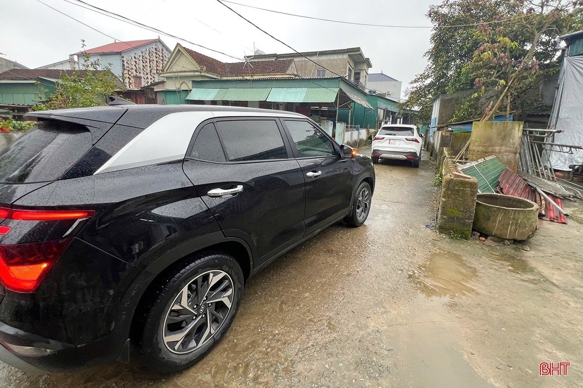 Hiện trường vụ chặn xe ngày mồng 2 Tết Nguyên đán Bính Ngọ.