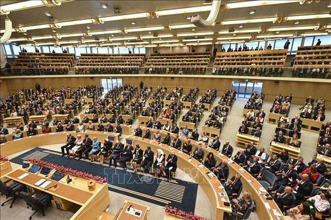 Một phiên họp Quốc hội Thụy Điển ở Stockholm.