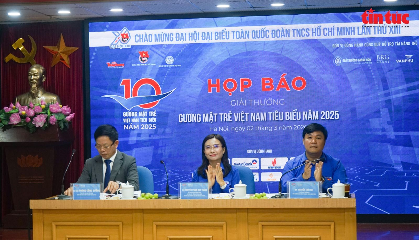 Họp báo công bố danh sách 19 đề cử xuất sắc lọt vào vòng bình chọn trực tuyến của Giải thưởng “Gương mặt trẻ Việt Nam tiêu biểu” năm 2025.