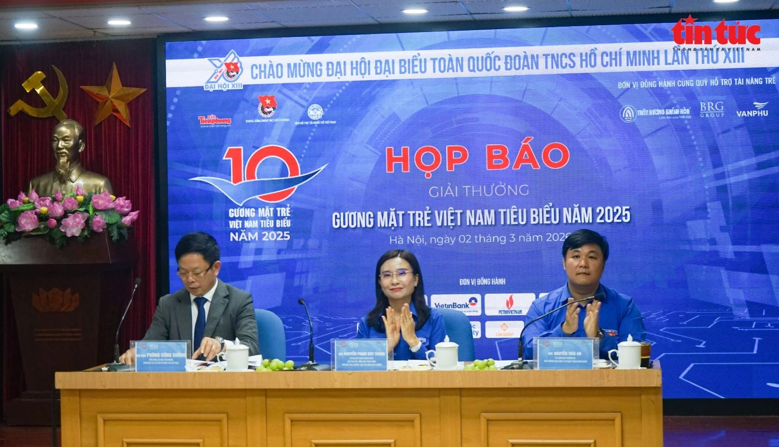 Họp báo công bố danh sách 19 đề cử xuất sắc lọt vào vòng bình chọn trực tuyến của Giải thưởng “Gương mặt trẻ Việt Nam tiêu biểu” năm 2025.