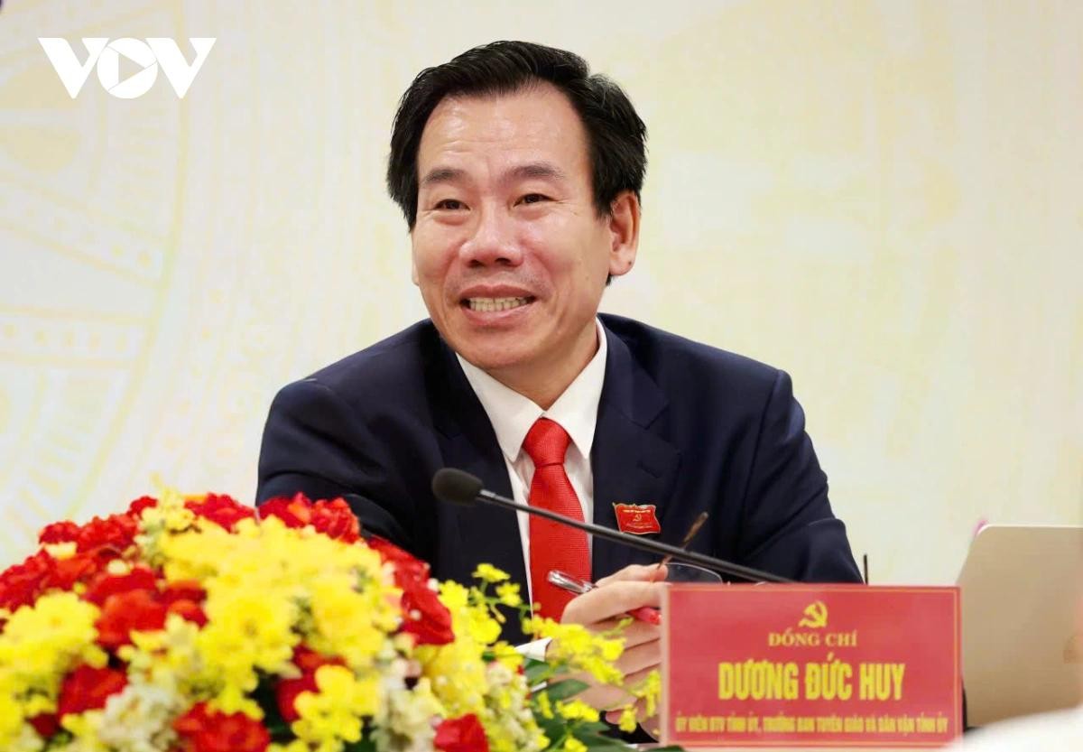 Ông Dương Đức Huy - Trưởng Ban Tuyên giáo và Dân vận Tỉnh ủy Lào Cai.