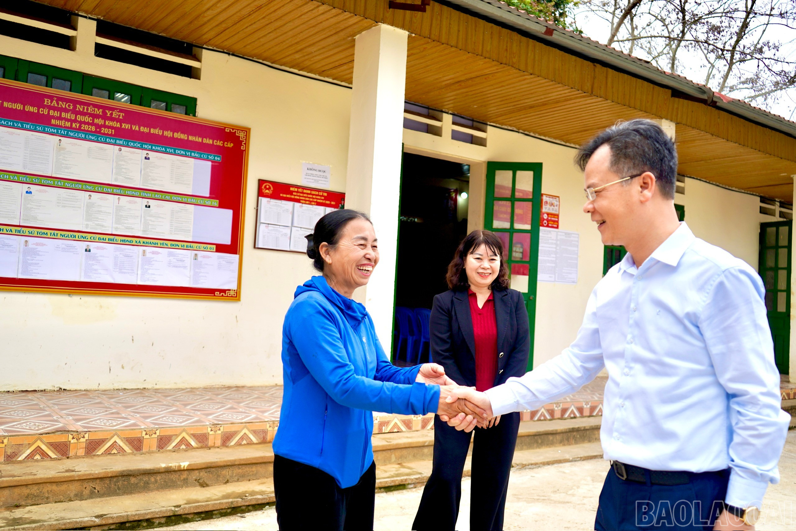 Đồng chí Nguyễn Thành Sinh đề nghị địa phương tiếp tục tăng cường tuyên truyền, đảm bảo bầu cử diễn ra thành công tốt đẹp.