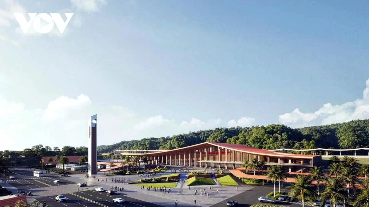 Phối cảnh Ga Lào Cai mới.