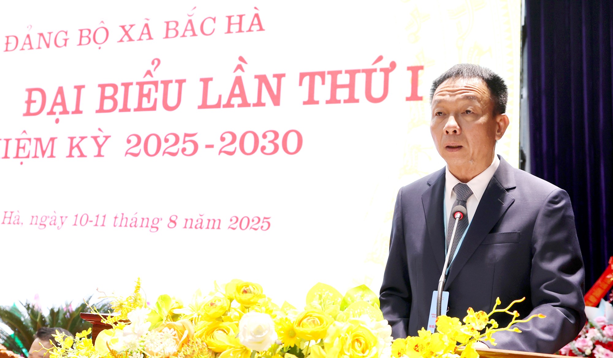 Phó Chủ tịch Thường trực HĐND tỉnh Vũ Quỳnh Khánh phát biểu chỉ đạo tại Đại hội. 1l8a8995c.jpg