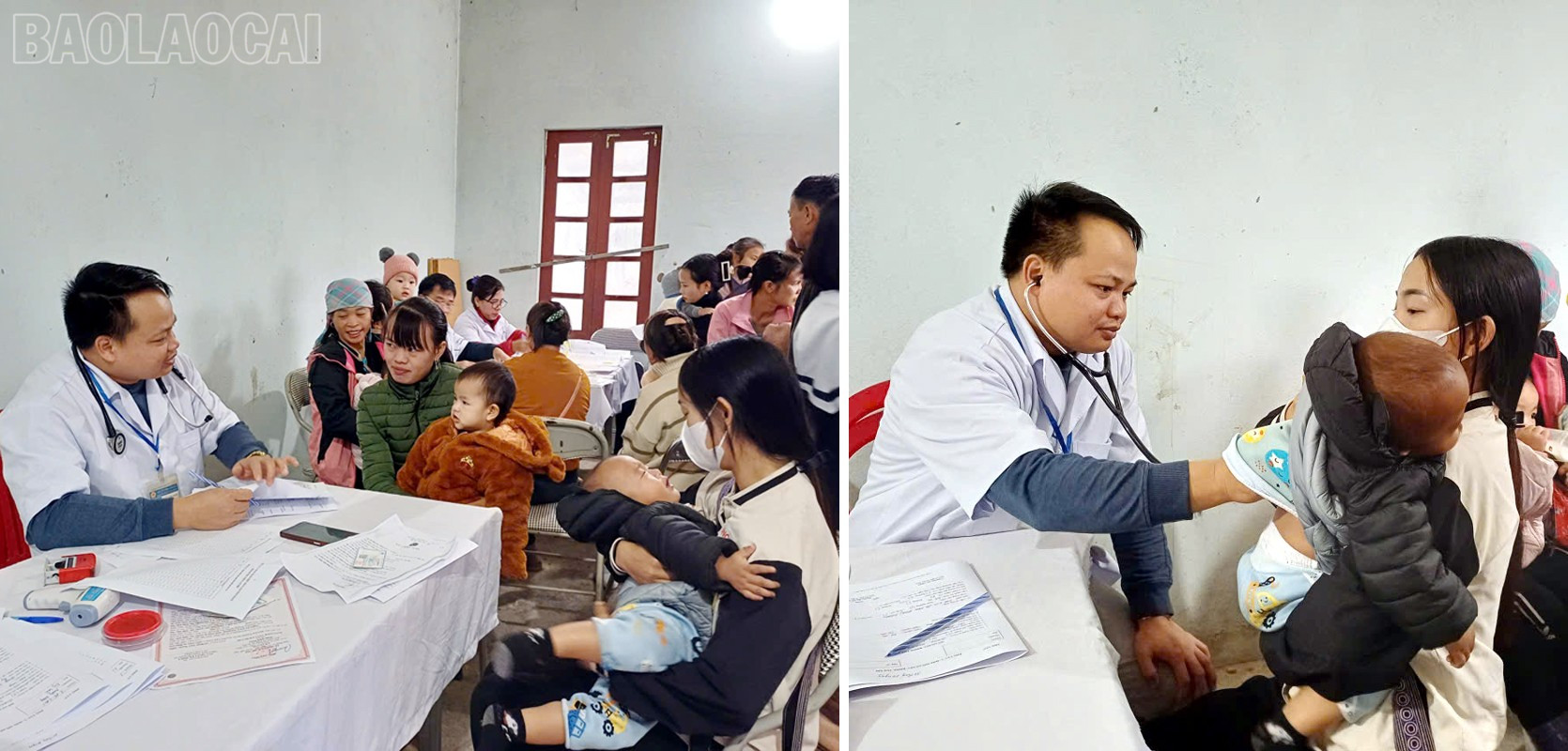 តាមពិតទៅ ពហុព្យាបាលតំបន់បានឡៅក៏ផ្តល់ការពិនិត្យ និងព្យាបាលសុខភាពដល់ប្រជាជននៅតំបន់ជិតខាងដូចជាឃុំមឿងខឿង ឃុំកៅសឺន ជាដើម។ baolaocai-tl_yt7.jpg