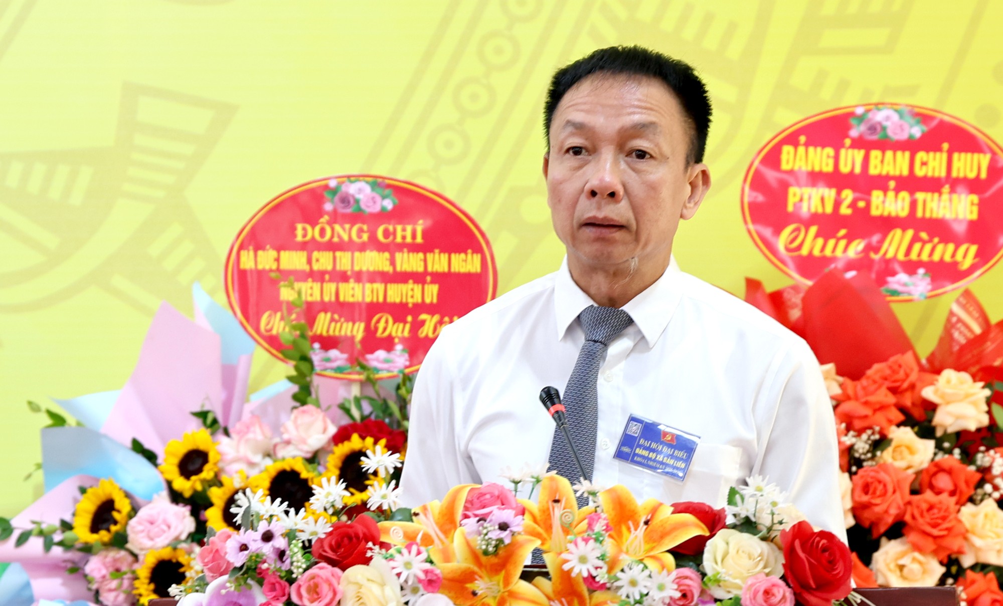 Đồng chí Vũ Quỳnh Khánh, Ủy viên Ban Thường vụ Tỉnh ủy, Phó Chủ tịch Thường trực HĐND tỉnh phát biểu tại đại hội. bl7.jpg