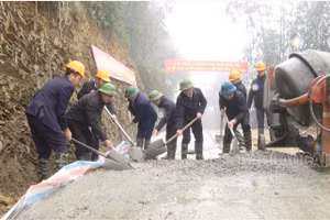 Tạo khí thế thi đua xây dựng nông thôn mới