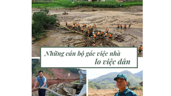 Những cán bộ gác việc nhà lo việc dân