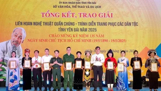 Liên hoan Nghệ thuật quần chúng – Trình diễn trang phục các dân tộc tỉnh năm 2025 thành công tốt đẹp