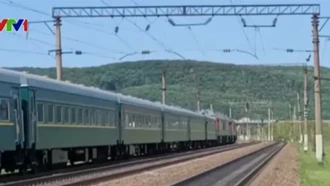 Chuyến tàu hỏa đầu tiên từ Bình Nhưỡng đến Moscow sau 5 năm