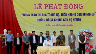 Văn Yên phát động phong trào thi đua "Dòng họ, thôn không còn hộ nghèo"